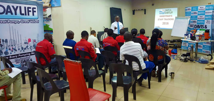 Davis and Shirtliff Zambia Handyman Stockist Training Davis and Shirtliff Zambia Handyman Stockist Training