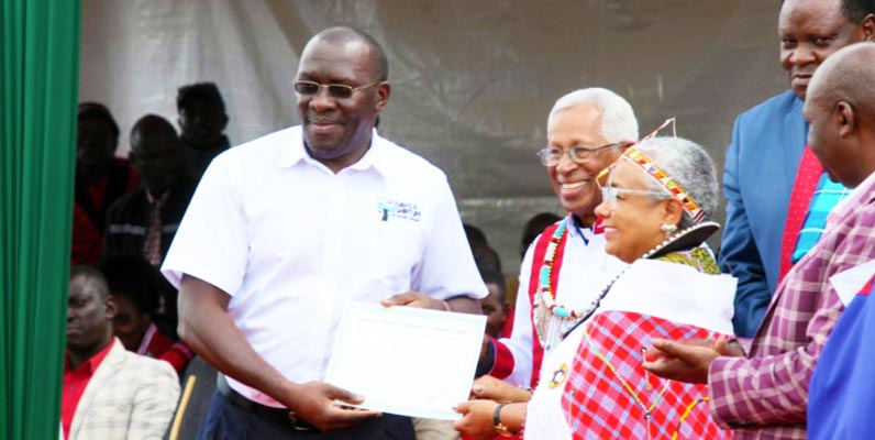 Ol Kuruto Borehole Project Ol Kuruto Borehole Project Margaret Kenyatta acknowledge making a donation