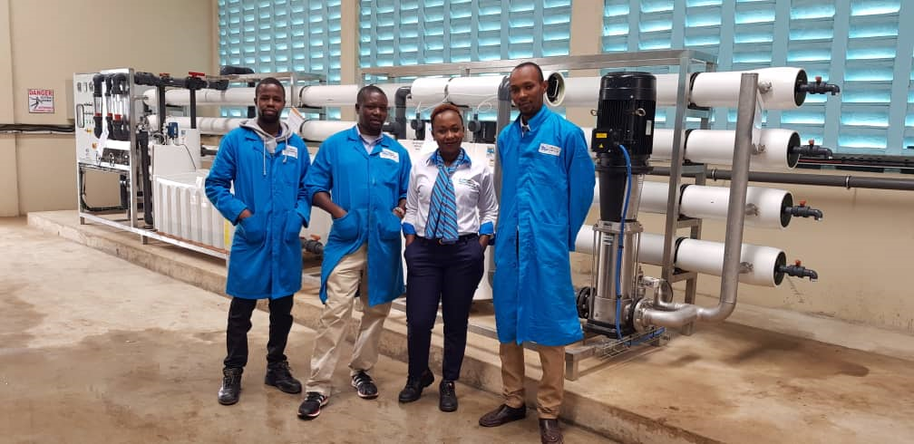 Davis & Shirtliff supplied and installed a huge water treatment plant a Reverse Osmosis in Tanzania