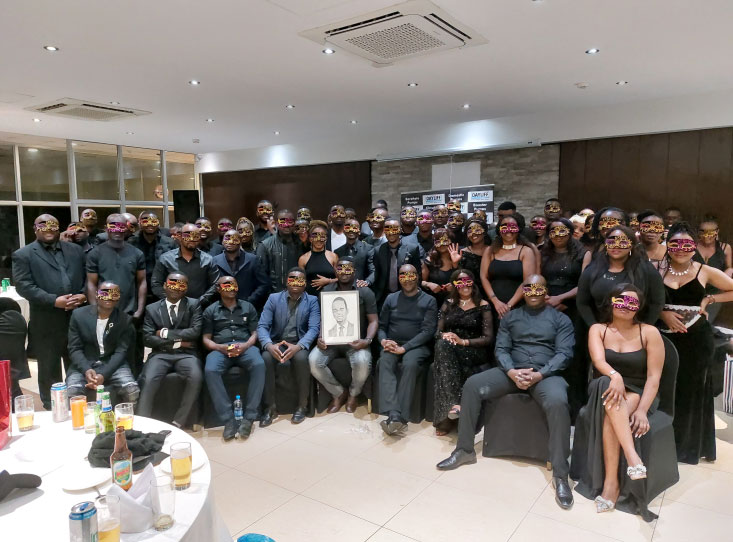 Davis & Shirtliff Christmas party across the group with a masked theme