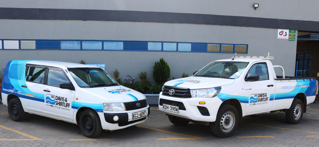 Davis & Shirtliff group vehicles