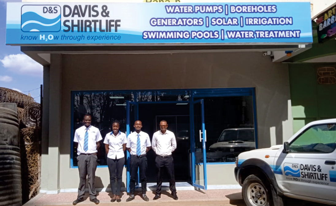 Davis & Shirtliff opens a new branch in Nyahururu under branch manager Titus Maina
