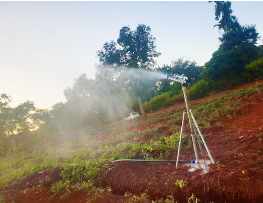 Solarized Water sprinkler Irrigation system