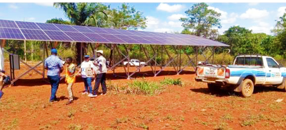 Solarized Water sprinkler Irrigation system