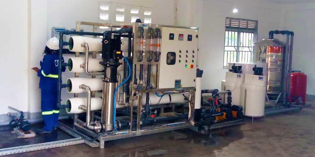Water treatment project in Uganda for a supply and installation of an RO plant