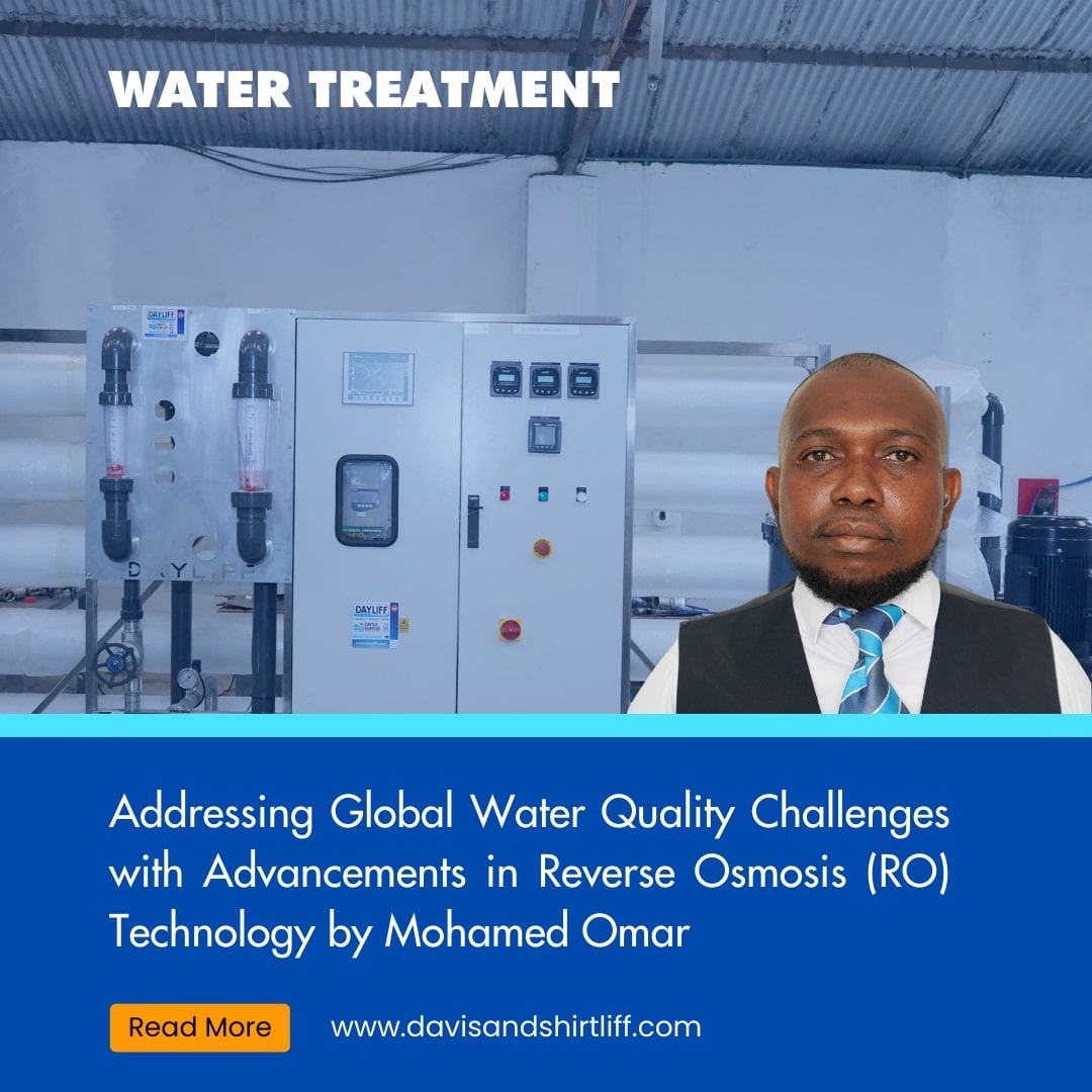 Mohamed wrote an article on Water Treatment
