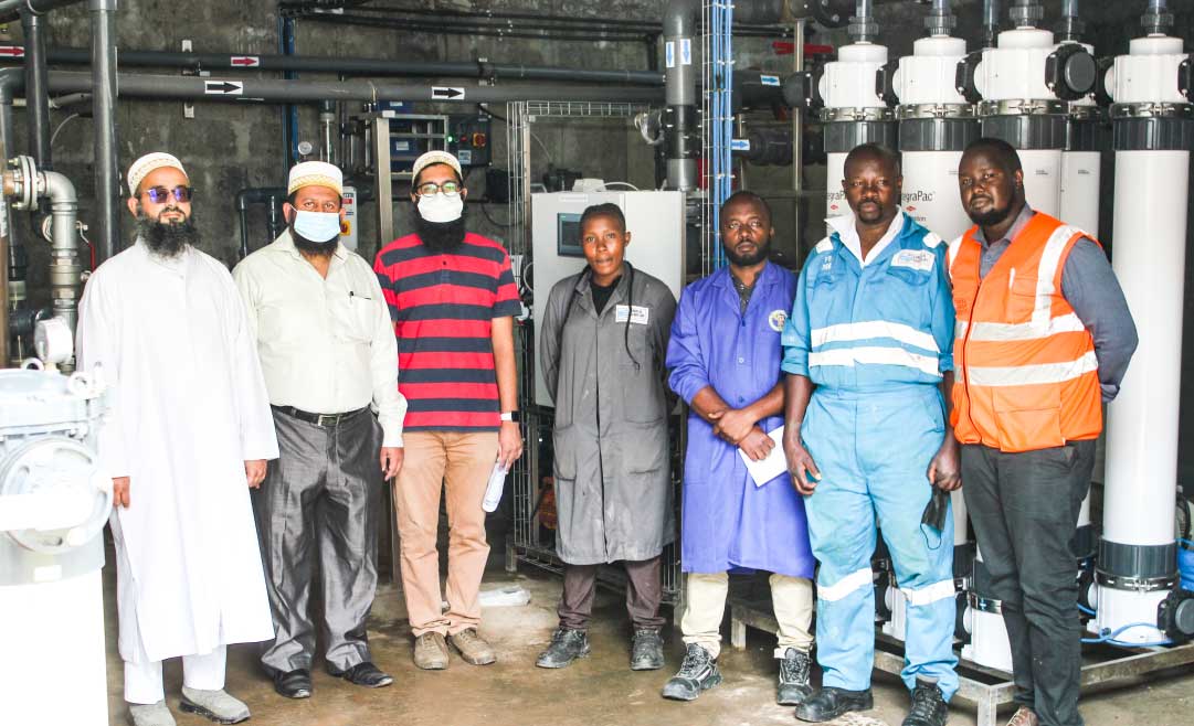 Water treatment department under Bernard Rono have successfully implemented, tested and comissioned a Dayliff ultrafiltration