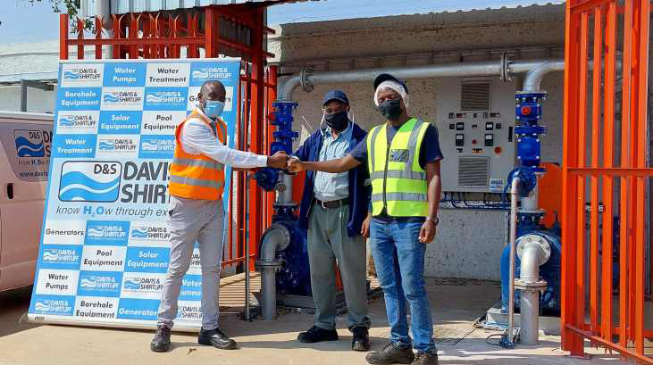 Davis and Shirtliff flagged a project for cocacola waste water solution